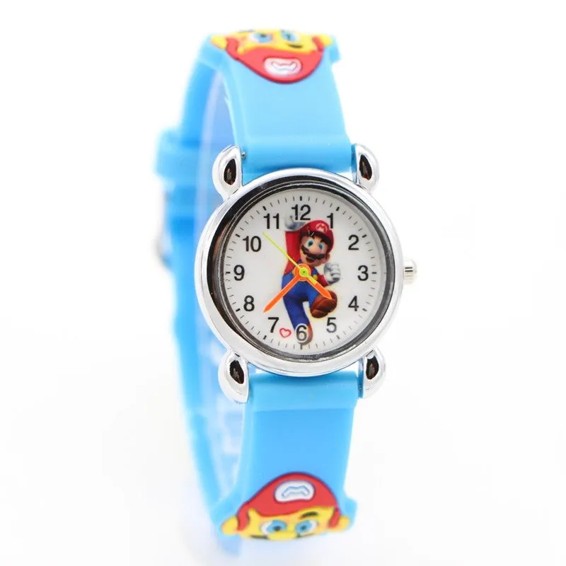 3D Cartoon Desgin Fashion Watches Children Kids Watch Clock Boys Gift Casual Quartz Wristwatch Relojes Kol Saati