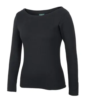 C of C Ladies Long Sleeve Boat Neck Tee