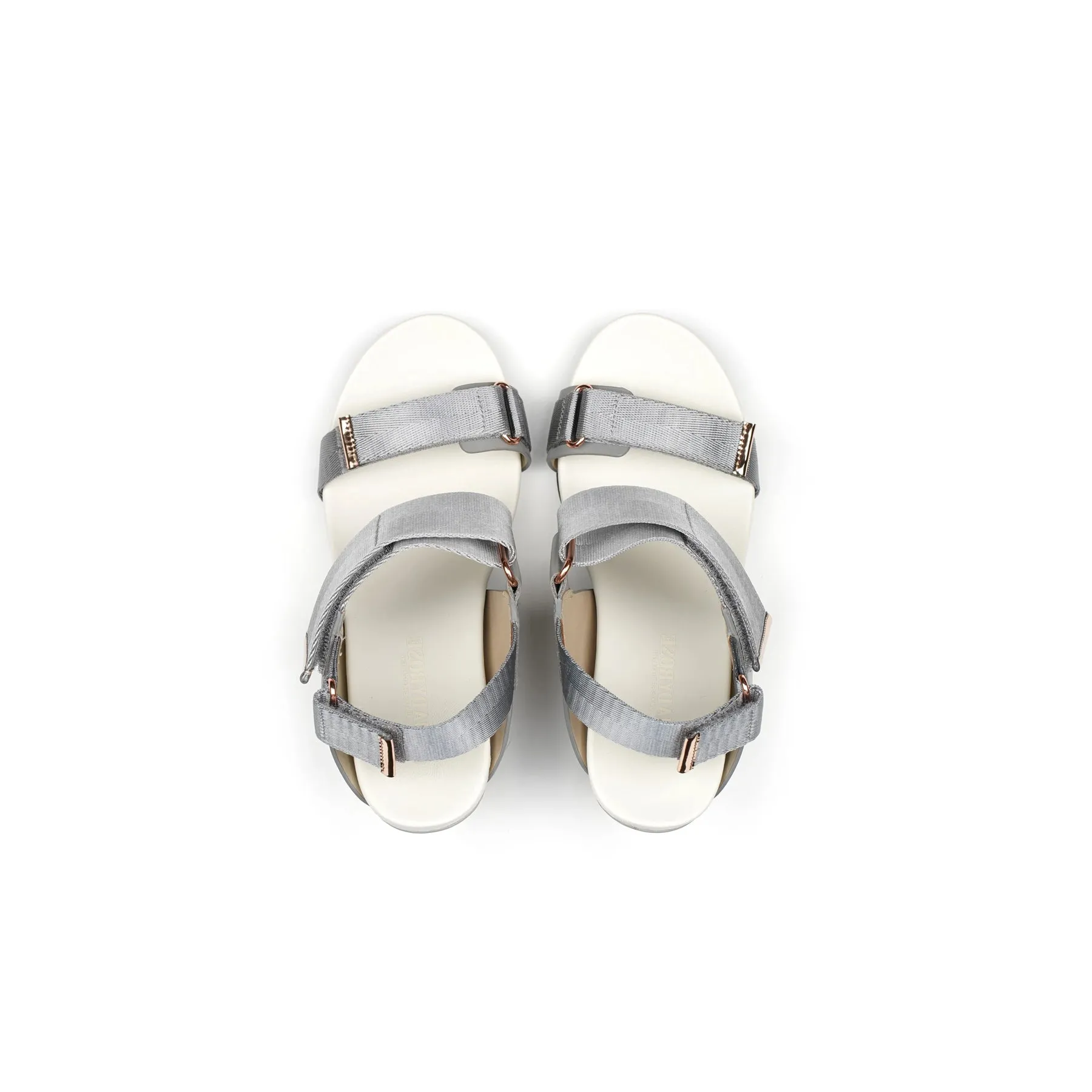 Futuristic Multi-Strap Heel-Less Sandals