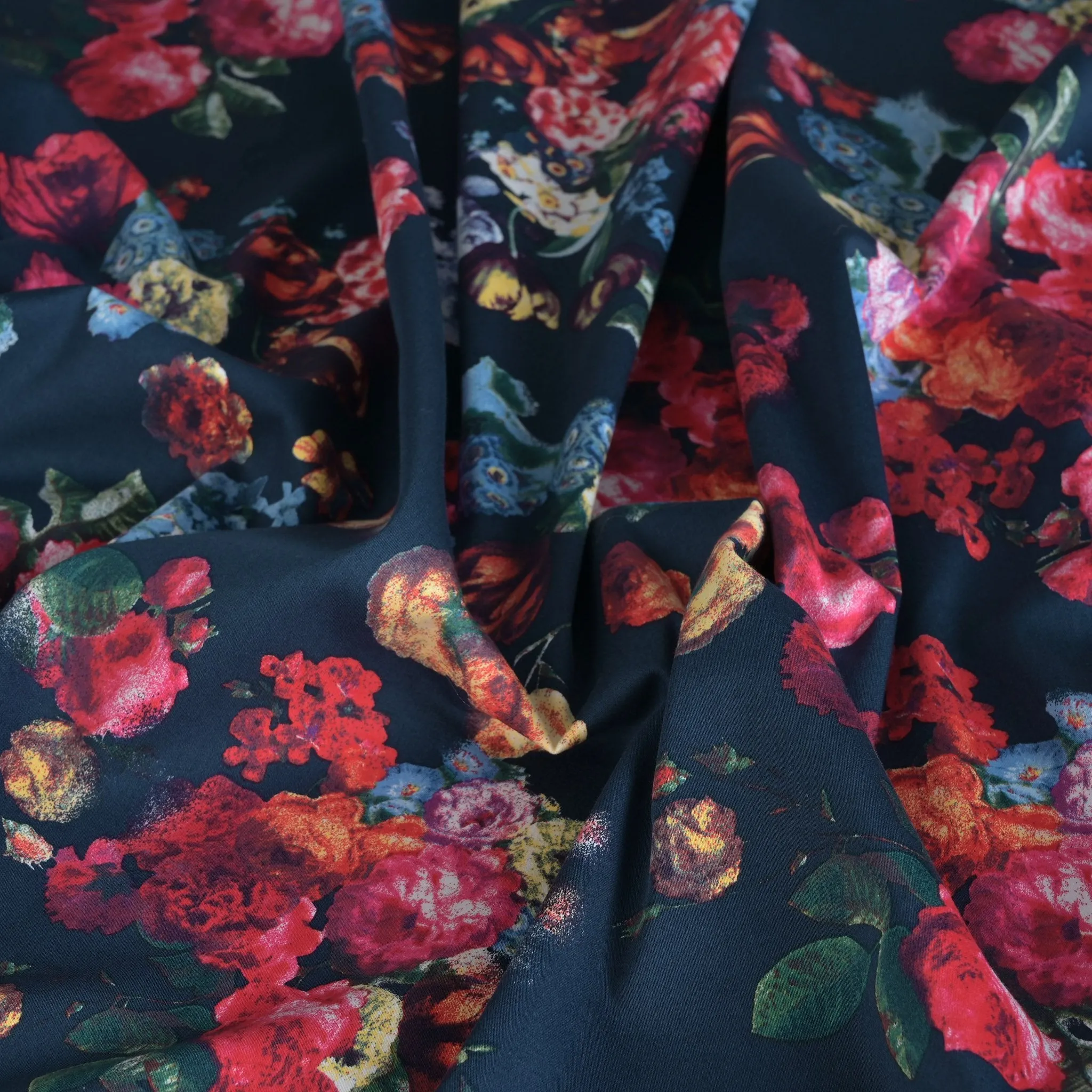 Multicolor Floral Suiting Fabric 96924