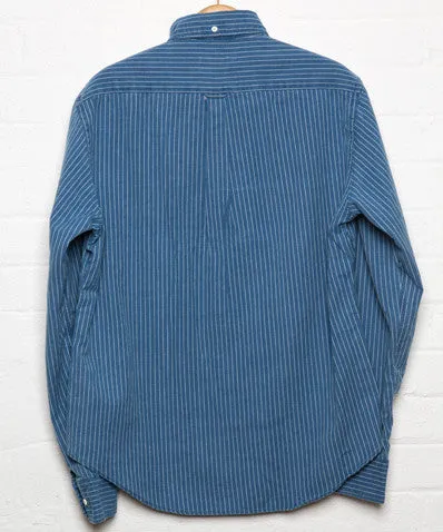 Pinstripe Oxford Indigo