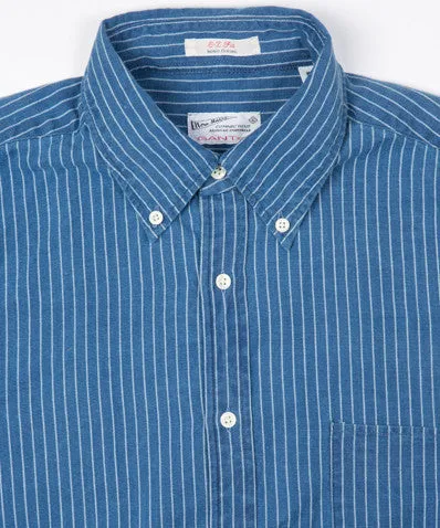 Pinstripe Oxford Indigo