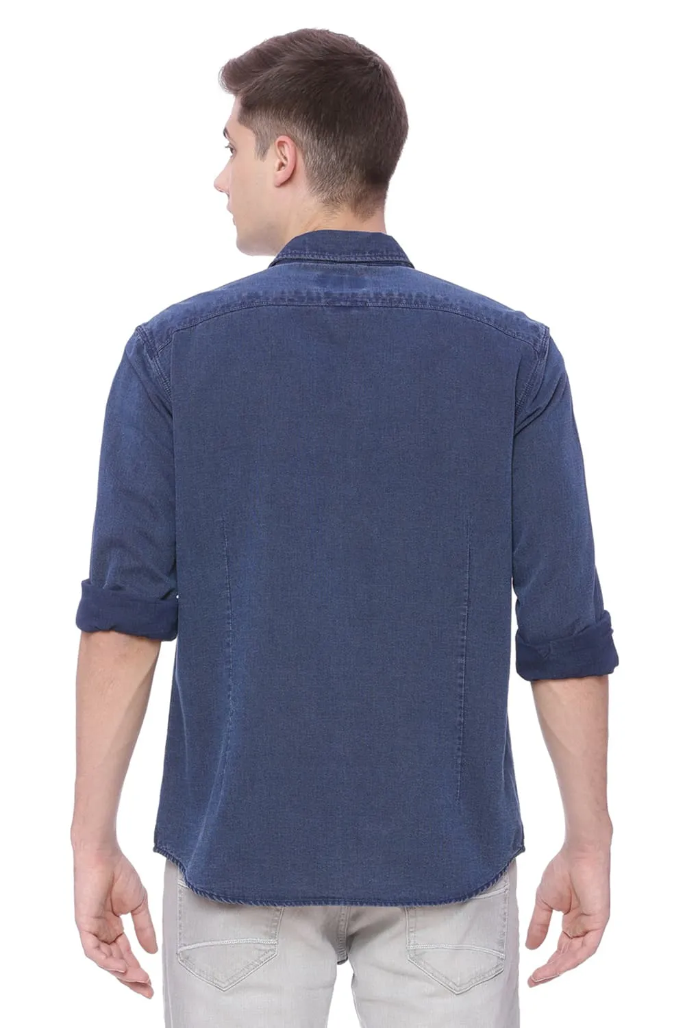 Slim Fit Indigo Shirt