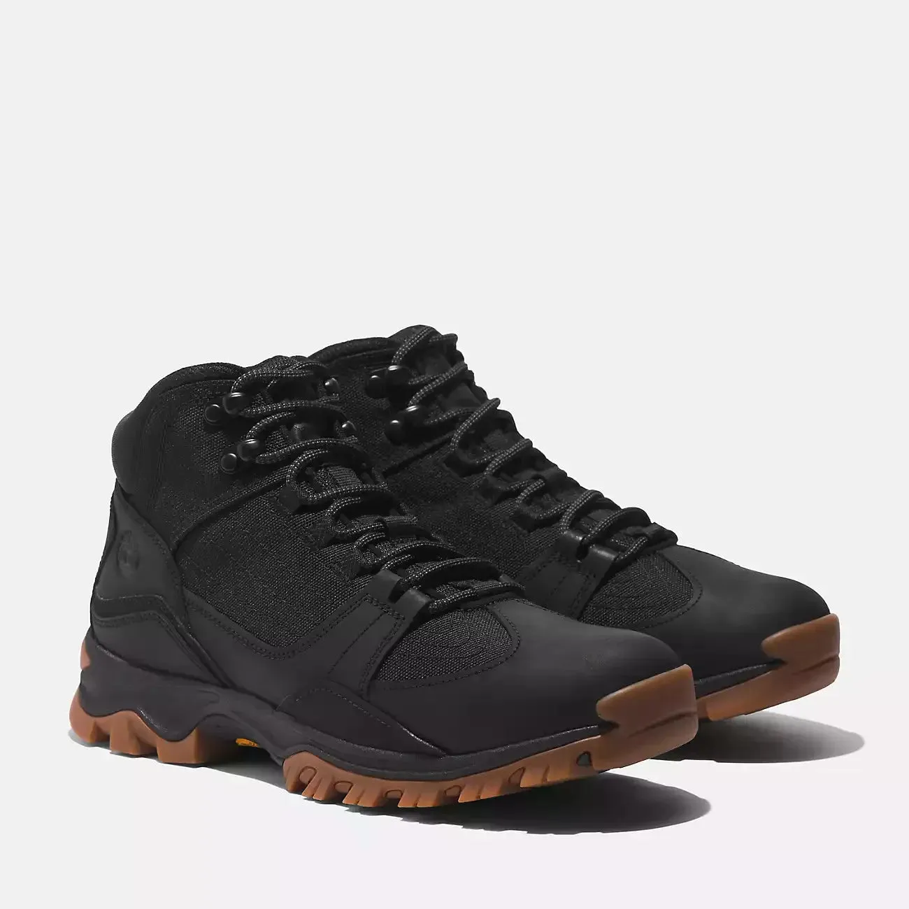 Timberland Men's Mt. Maddsen Mid Lace-Up Hiking Boot Shoes - Black / Full Grain