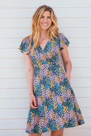 Wildflower Meadow Wrap Dress